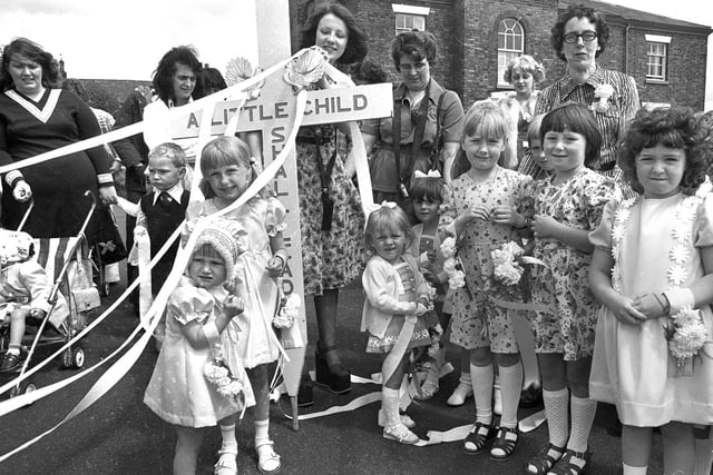 St Catharine's Church walks Scholes in 1976