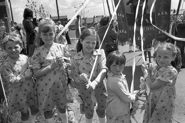 St Catharine's Church walks Scholes in 1976