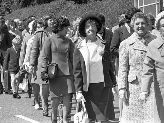 Up Holland Parish Church walks in 1976