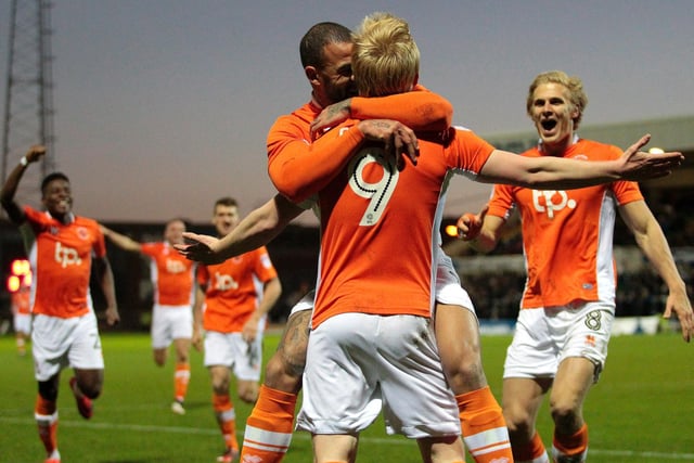 Mark Cullen’s second-half strike sealed the three points in a scrappy encounter to boost Blackpool’s play-off hopes.