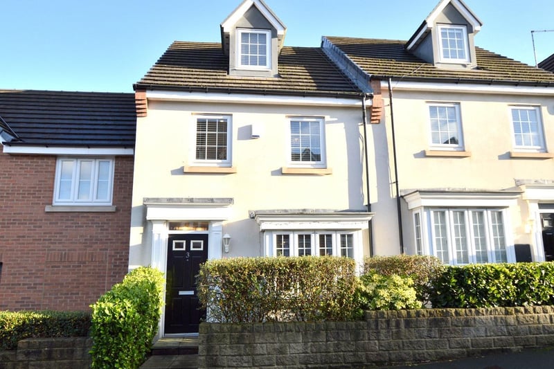 This modern townhouse in Henry Grove sits over three floors and has three double bedrooms and two bathrooms. It is on the market for £269,950 with Manning Stainton.