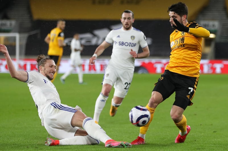 7 - A solid performance at right-back. Neto did trouble him but never really got past him to break Leeds' defensive line. Photo by Catherine Ivill/Getty Images.