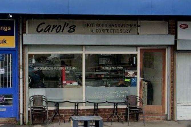 Carol's Confectioners in Upper Town Street, Bramley, is a family-owned business popular with locals. It is opposite the main entrance to Bramley Park, making it perfect for a walk or a sport of outdoor lunch. It also has sweet treats on offer every day as well as freshly made bread.