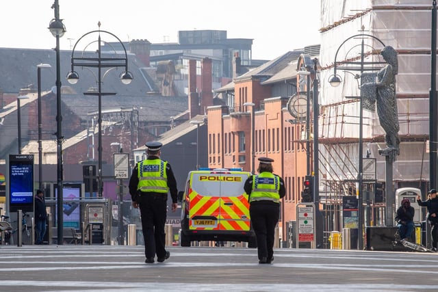 There were 9,050 crimes recorded in Leeds city centre in 2021