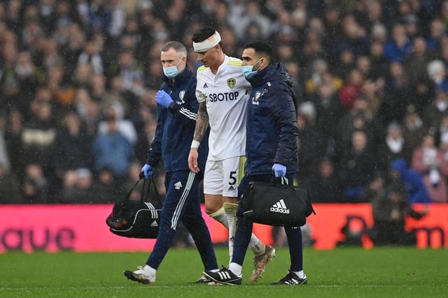 6 - Some nice early touches and passes. Caught with a body-check by McTominay and although he tried to carry on, he appeared concussed and had to come off.
Photo by PAUL ELLIS/AFP via Getty Images.