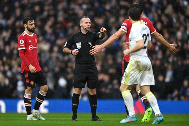 4 - The game got away from him, couldn't retain a grip on it. Missed things for both sides. McTominay could have had three, maybe four yellow cards. 
Photo by Shaun Botterill/Getty Images.