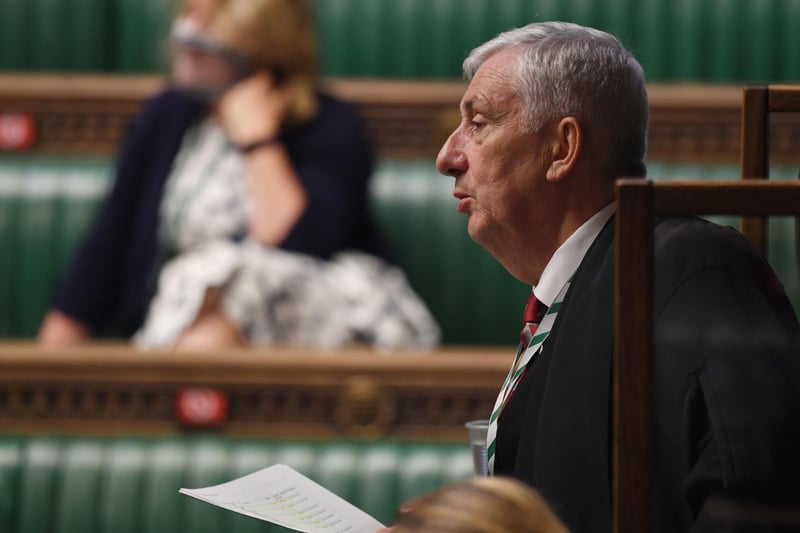 Sir Lindsay Hoyle is Speaker of the House of Commons.