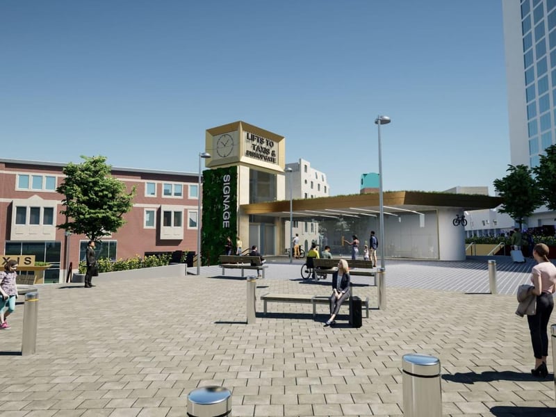 New Station Street would be completely pedestrianised.