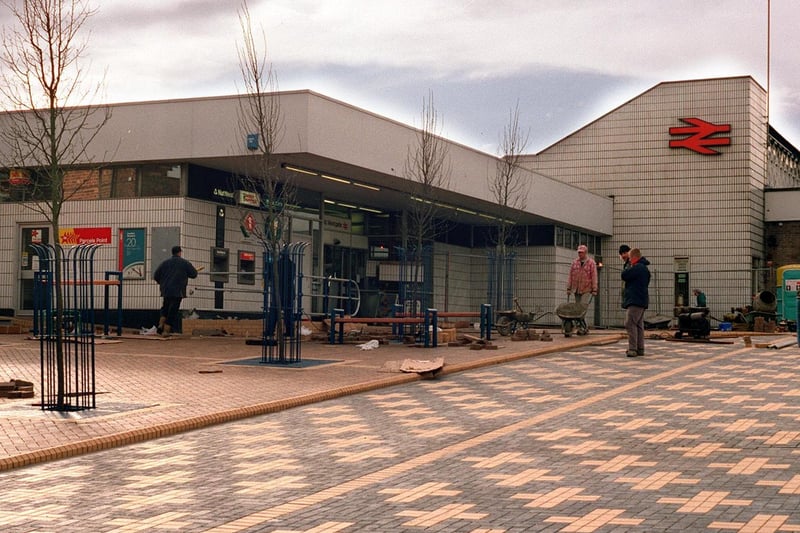Improvement work was well underway at Westgate Station in February 1997. The station had just been placed third in a national competition for medium sized stations.