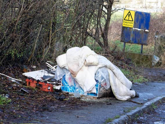 Fly tipping in Calderdale