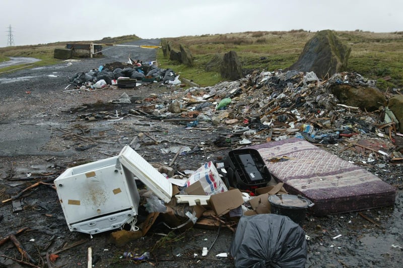 140 fly tipping incidents reported