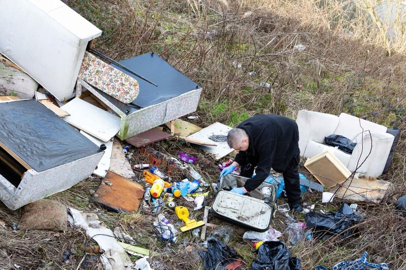 143 incidents of fly tipping reported