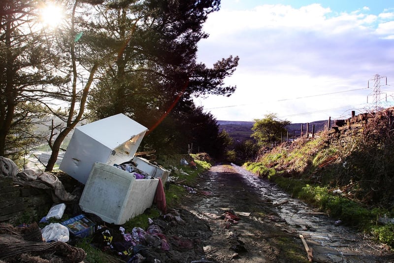 143 incident of fly tipping reported