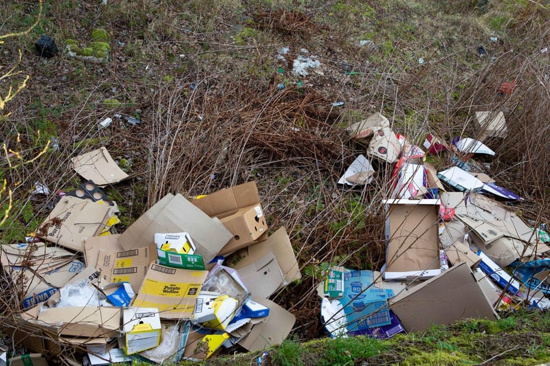 164 reported incidents of fly tipping