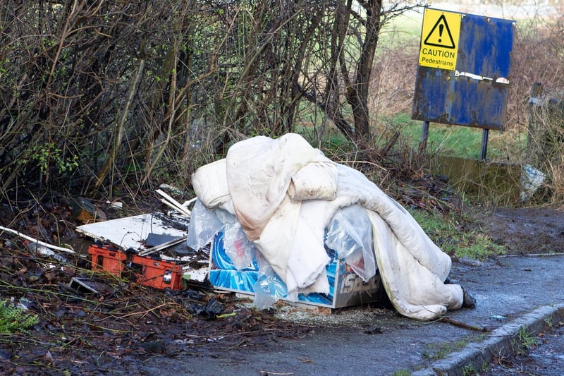256 incidents of fly tipping reported