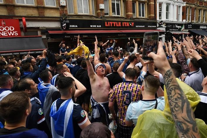 Speaking near Kings Cross, Mr Foulis said he had been waiting 23 years since wanting to go to the 1998 World Cup in France, where Scotland played their last major tournament but his wife did not let him.