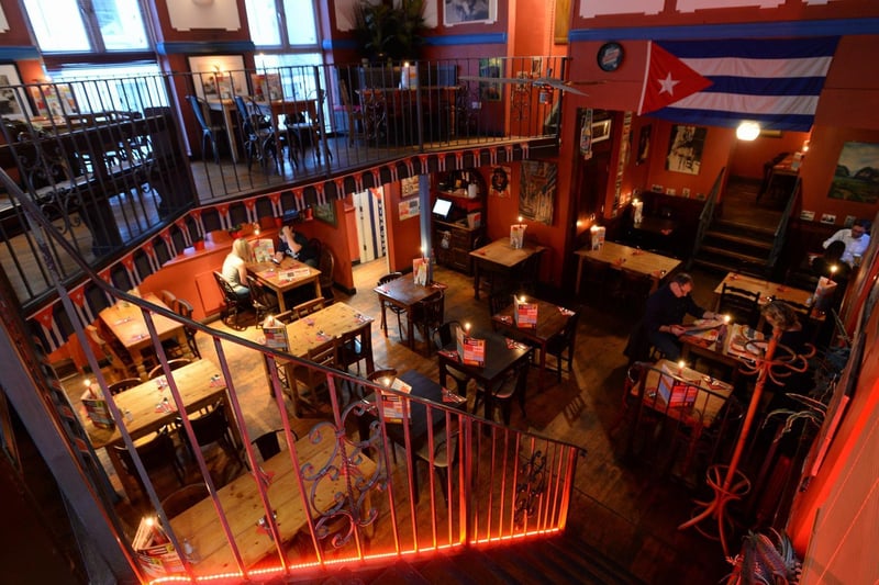 Viva Cuba has just celebrated 20 years on Kirkstall Road. Inspired by the flavours of Cuba, Spain and South America, it offers tapas ‘to pick at’, ‘from the sea’, ‘from the garden’ and ‘from the land’. There’s a tapas banquet set menu, as well as a large selection of wines, cocktails and sangria.