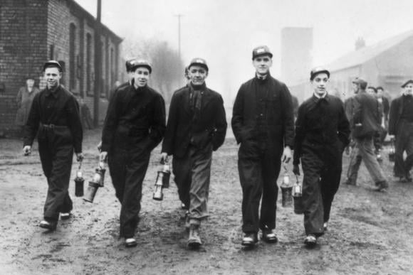 Bevin Boys at the Prince of Wales Colliery, Pontefract.