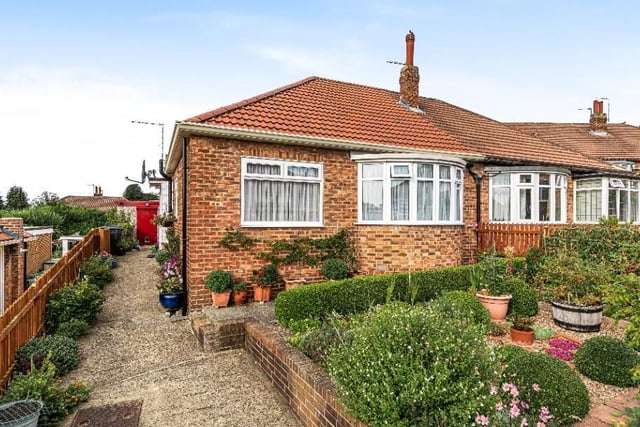 This two-bedroom semi-detached bungalow is perfect for those looking for a project. Located in High Moor Grove, it has a large, spacious kitchen and living room, a master bedroom with large bay window, as well as a smaller double bedroom and good-sized bathroom.