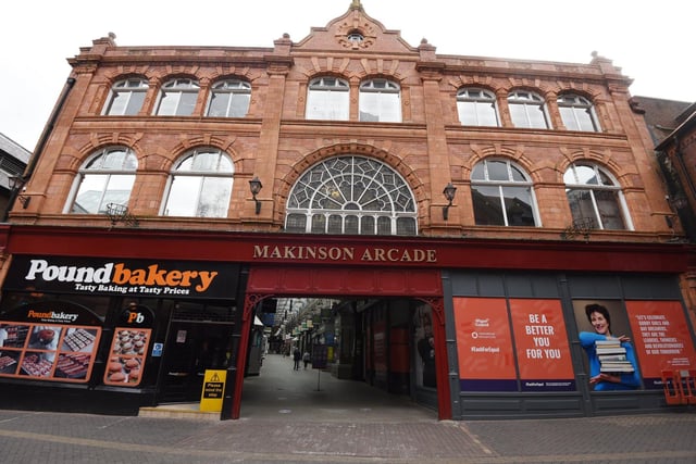 Makinson Arcade, part of the Galleries.