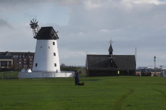 The area around the 216-year-old structure was cordoned off, and a Fylde Council spokesman said: “At this moment we don’t have any further information with regards to the restoration as we are still waiting on feedback regarding sourcing the wood to replace the sails.”