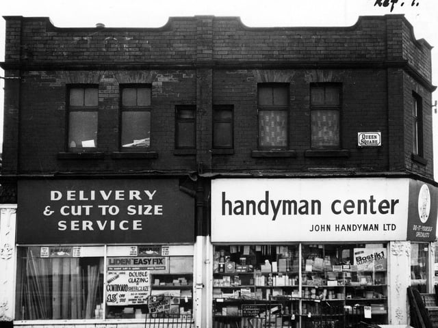 Do you remember the handyman center on Queen Square pictured in October 1974? These premises are now demolished.