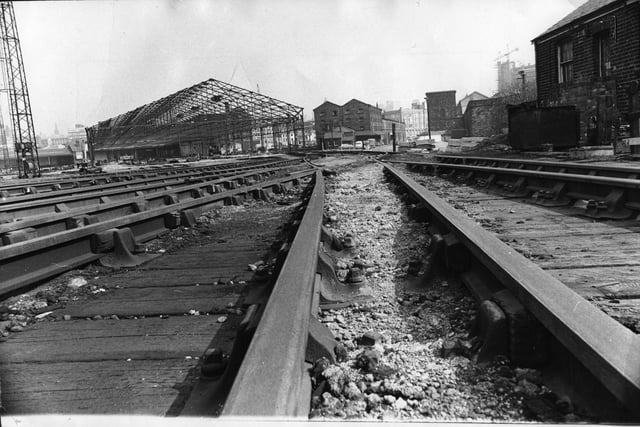 April 1974 proved to be the end of the line for this railway track which ran off into the derelict railway sidings in Leeds.