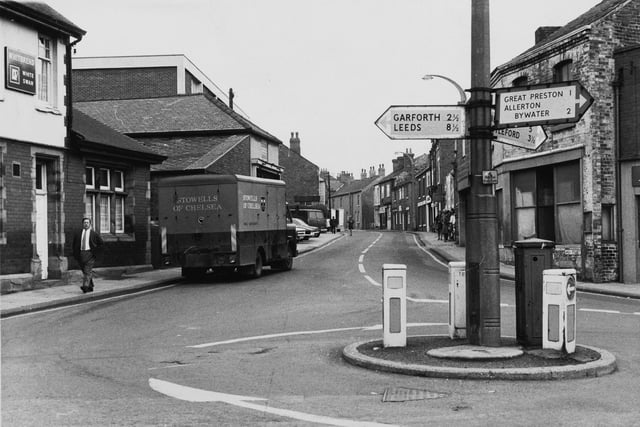 West Yorkshire County Council was faced with a dilemma over improvements to Kippax High Street in June 1974. For if it carried out a £15,000 scheme to resurface the road, the level would be raised four inches above the footpath.