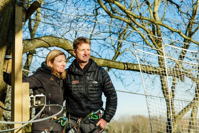 Go Ape - Tristram and Rebecca Mayhew