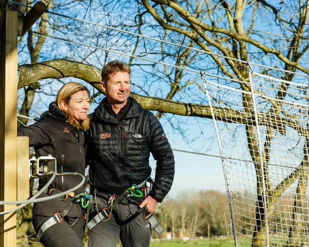 Go Ape - Tristram and Rebecca Mayhew