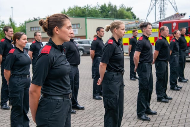 Throughout the Covid-19 pandemic, Northamptonshire Fire and Rescue Services group of new recruits were able to continue and complete their training as whole-time firefighters