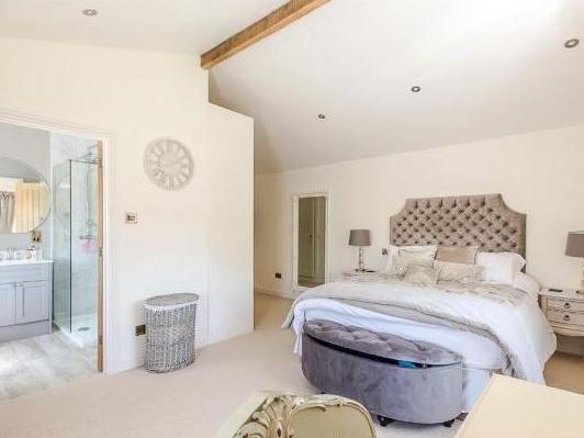 There are five bedrooms in the home