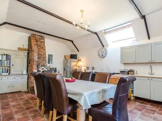 The property has an existing kitchen but there is also a new one being constructed