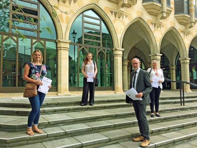 Northampton Borough Council Food and Safety and Licensing teams - Liz McCarthy, Karen Young, Mark Radley and Louise Faulkner. These staff members from the food and safety and licensing teams, working with members of the Neighbourhood Warden team, have worked to ensure public safety by providing advice and support to businesses on social distancing requirements and taken enforcement action in the small number of cases where advice was ignored.