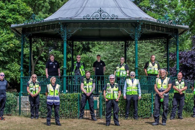 Northampton Borough Council Neighbourhood Wardens and Park Rangers 
 - Bottom row  Left to right: Steve, Lorraine, Corrina, Jamie, Caroline, Peter, Clayton, Rob, Darren; Top row  Left to right: Nuala, Liz, Chris, Angela, Paul. This team was the first to be called upon when the lockdown was enforced.  They delivered essential food and medical supplies to the most vulnerable within our communities.  They also made daily telephone calls to people living on their own to check on them, to ensure that they were safe and to offer a friendly chat.
