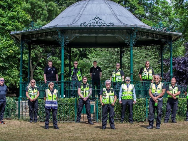 Northampton Borough Council Neighbourhood Wardens and Park Rangers
- Bottom row Left to right: Steve, Lorraine, Corrina, Jamie, Caroline, Peter, Clayton, Rob, Darren; Top row Left to right: Nuala, Liz, Chris, Angela, Paul. This team was the first to be called upon when the lockdown was enforced. They delivered essential food and medical supplies to the most vulnerable within our communities. They also made daily telephone calls to people living on their own to check on them, to ensure that they were safe and to offer a friendly chat.