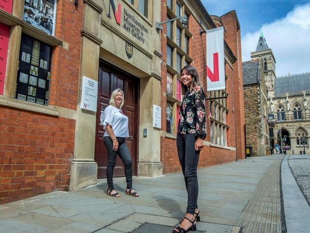 Museums team - Debra Cox on the left, Louise Hannam-Jones on the right. The team has supported Northamptons Community Resilience Hub to deliver prescriptions and food to our most vulnerable residents as well as offering general support and undertaking welfare checks.
