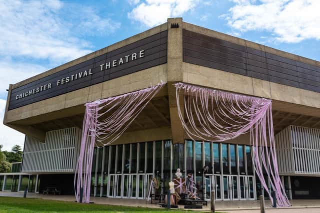 Chichester Festival Theatre takes part in Missing Live Theatre campaign. Photo Matt Humphrey