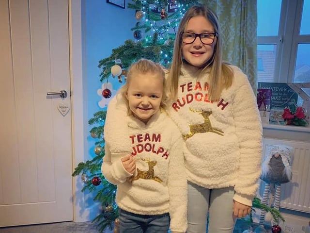 Team Rudolph - all of the other deer were mean to him anyway! This picture was sent in by Kelly Stretton.