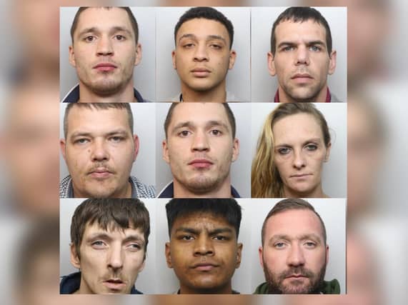 Criminals jailed during January