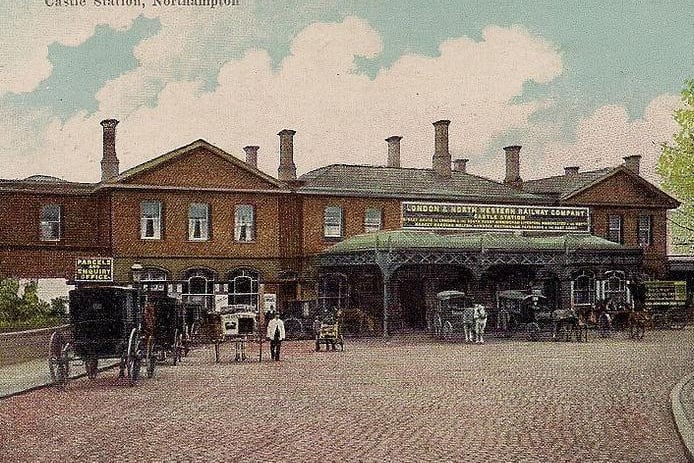 How the original station looked in the early 1900s