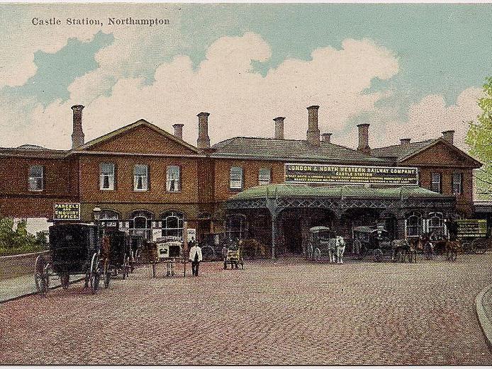 How the original station looked in the early 1900s