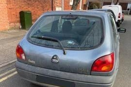 Six people - including five children - were crammed in the back of a Ford Fiesta in Manor House Street. The driver also had a provisional licence and no insurance, tax or MOT