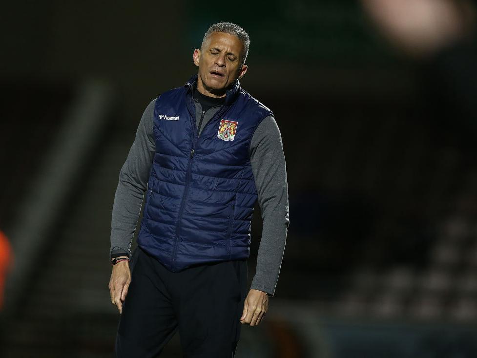 Keith Curle was sacked last week.