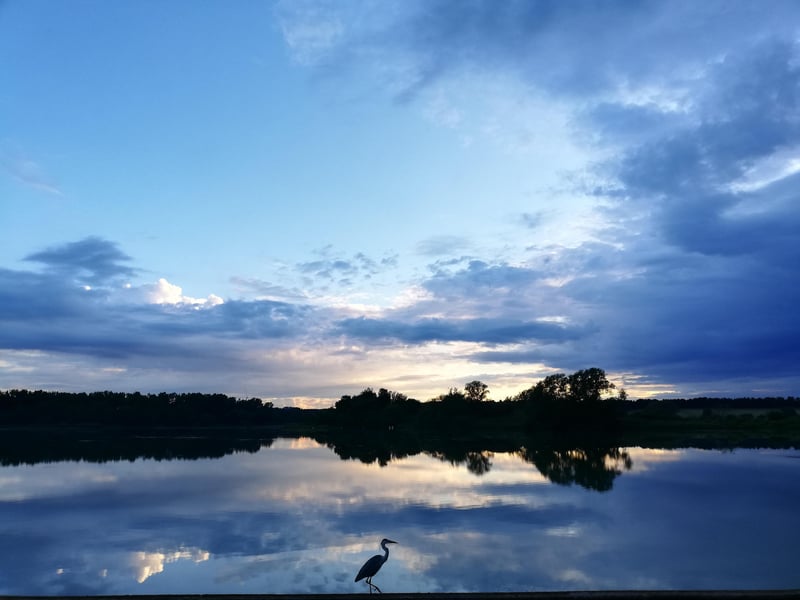 Willen lake after storm by Samuel Atkins, 15, from Milton Keynes