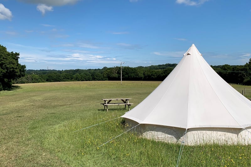 Fontmills is located on a family run working farm, the 20 acre meadown field boasts 30 tent/small campervan pitches, two bell tents are available to rent and the farm has a small shop selling camping essentials and farm produce.