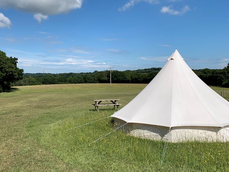 Fontmills is located on a family run working farm, the 20 acre meadown field boasts 30 tent/small campervan pitches, two bell tents are available to rent and the farm has a small shop selling camping essentials and farm produce.
