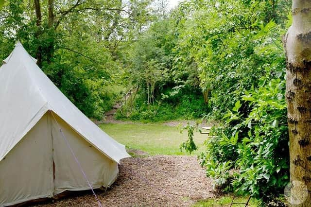 One of The Original Hut Company's bell tents. Image: Katie Rhona