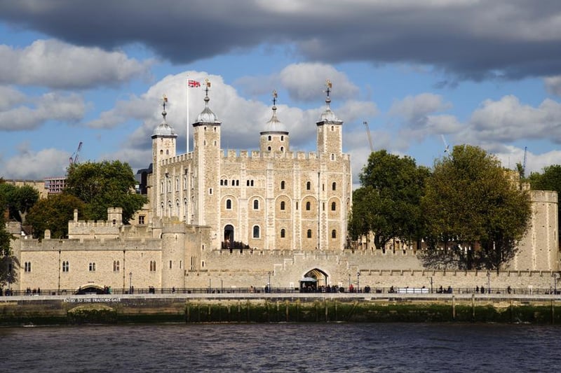 In second place, the 900-year-old Tower of London houses the crown jewels as well as being infamous for holding many royal and notorious prisoners in the past, and has, over its time, been used as a royal residence, a prison, and an armoury to name a few.