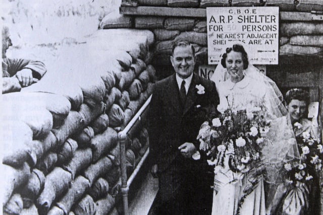 A happy couple during the Second World War